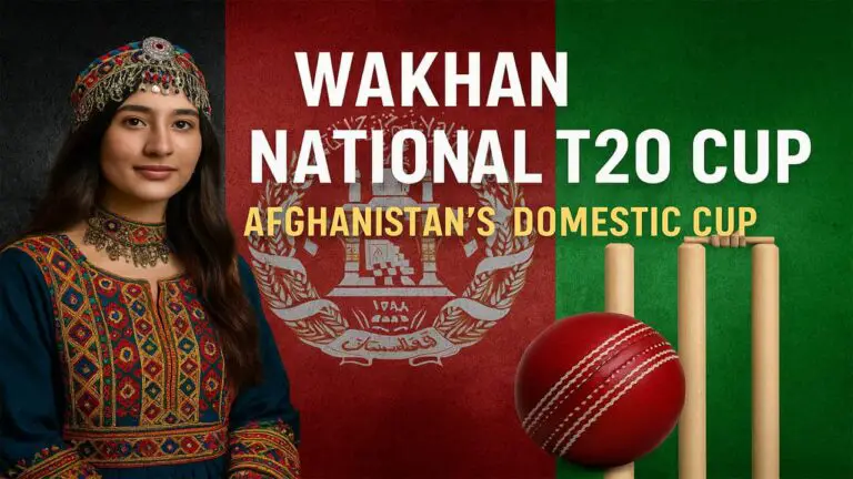 Afghanistan National T20 Cup Wakhan Live Streaming