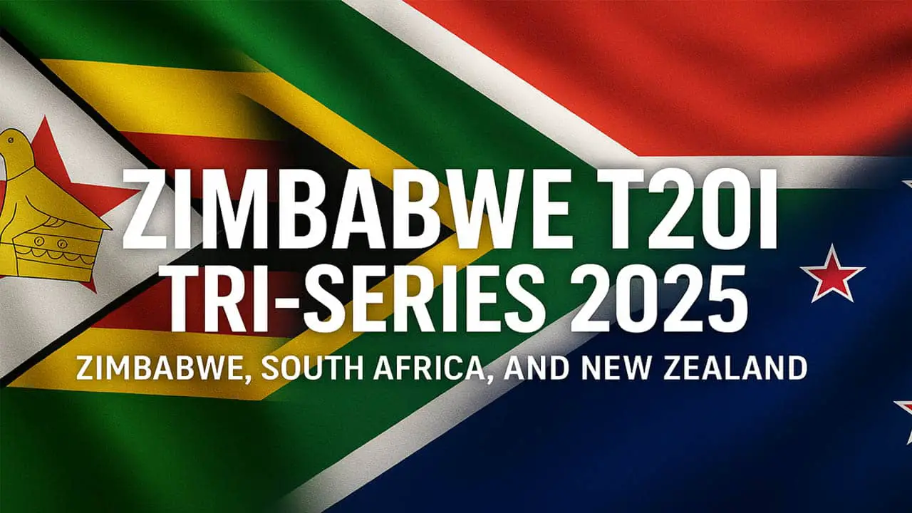 Zimbabwe T20I Tri-Nation Series Live Streaming, ZIM vs NZ vs SA 2025