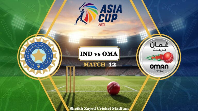 India vs Oman Asia Cup 2025 Live Streaming