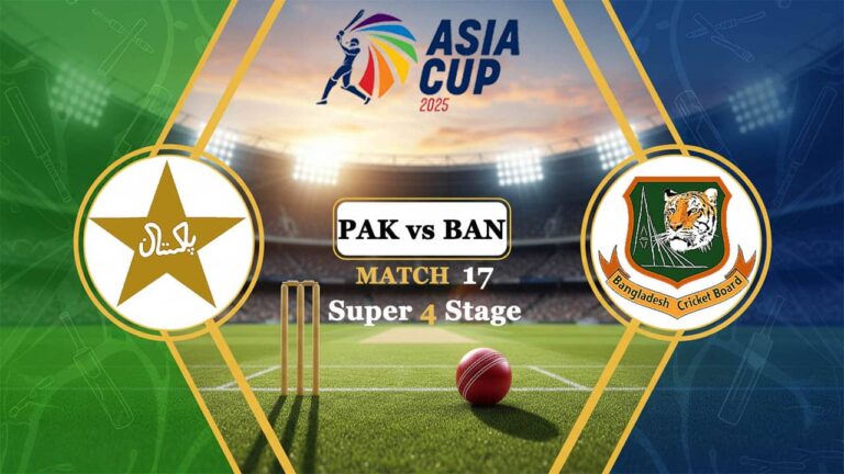 Pakistan vs Bangladesh Asia Cup 2025 Live Streaming