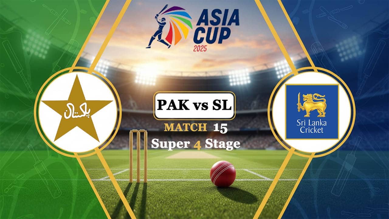 Pakistan vs Sri Lanka Asia Cup 2025 Live Streaming