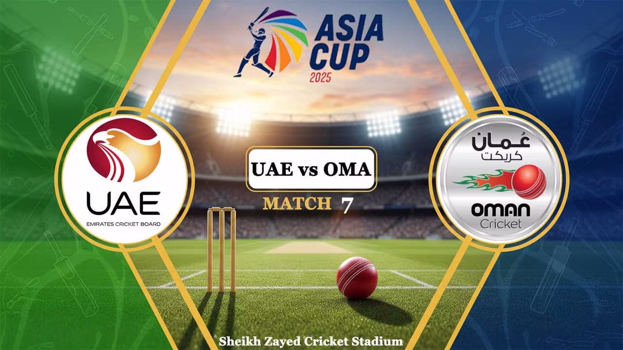United Arab Emirates vs Oman Asia Cup 2025 Live Streaming