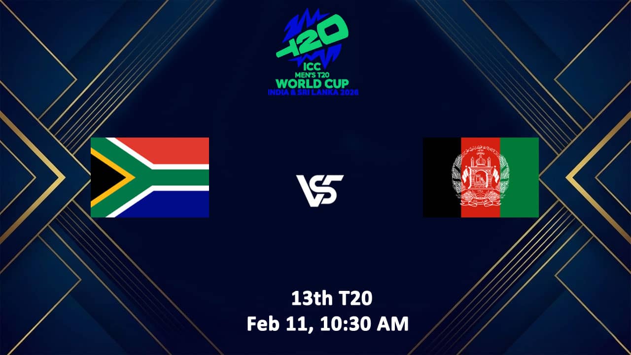 Afghanistan vs South Africa T20 World Cup 2026 Live Streaming