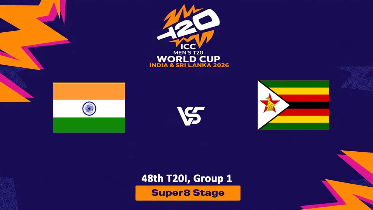 India vs Zimbabwe (Super 8) T20 World Cup 2026 Live Streaming