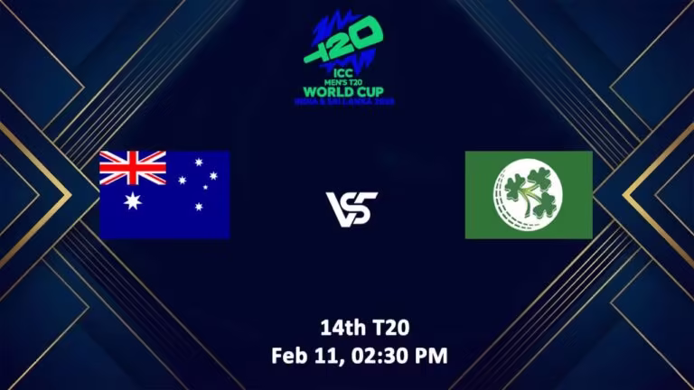 Ireland vs Australia T20 World Cup 2026 Live Streaming