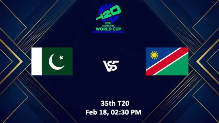 Namibia vs Pakistan T20 World Cup 2026 Live Streaming