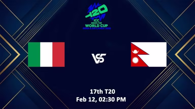 Nepal vs Italy T20 World Cup 2026 Live Streaming