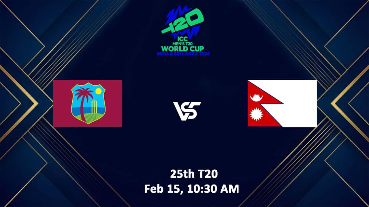 Nepal vs West Indies T20 World Cup 2026 Live Streaming