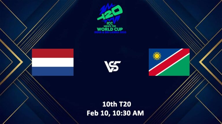 Netherlands vs Namibia T20 World Cup 2026 Live Streaming