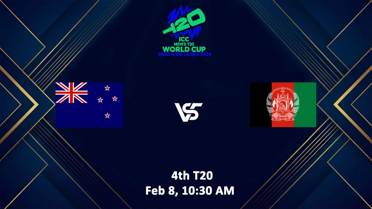 New Zealand vs Afghanistan T20 World Cup 2026 Live Streaming