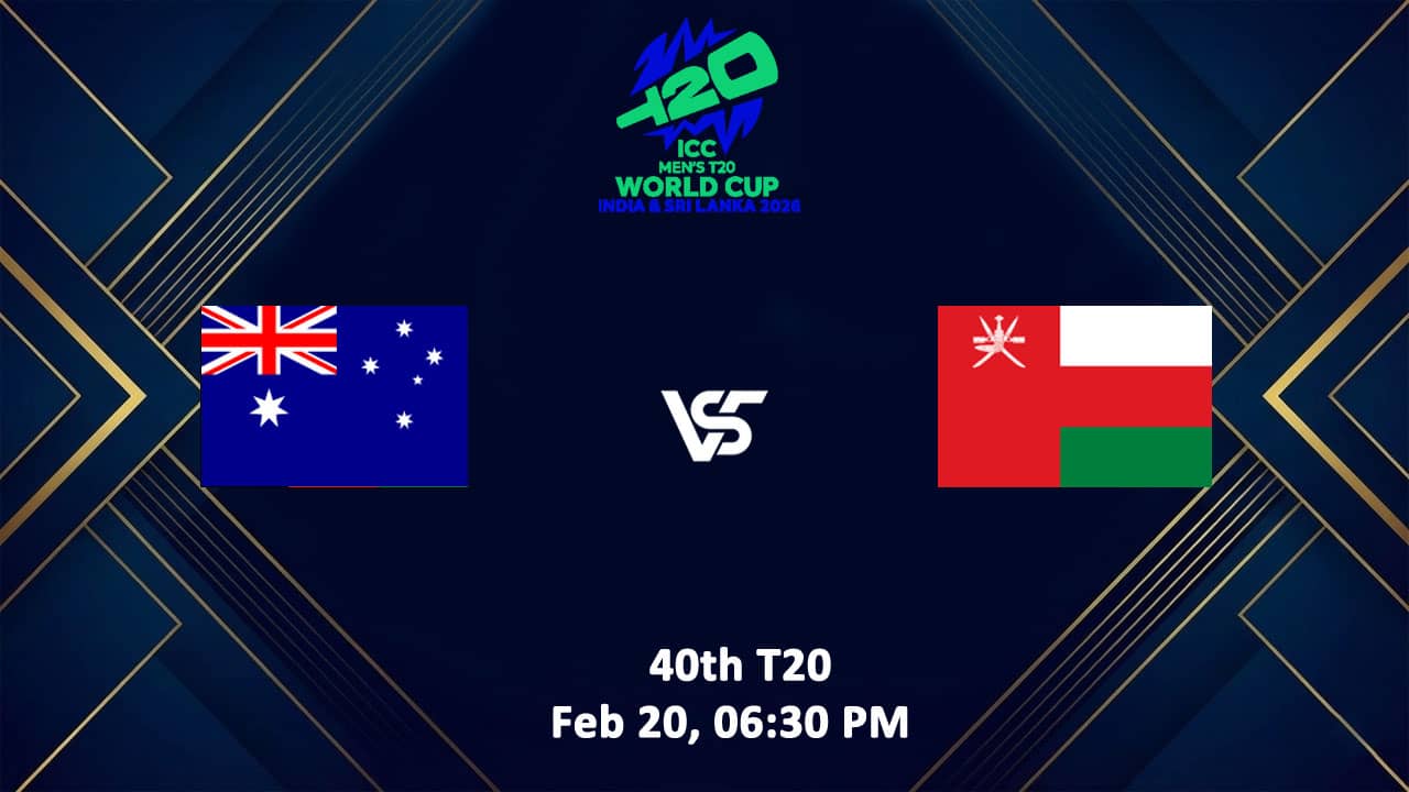 Oman vs Australia T20 World Cup 2026 Live Streaming