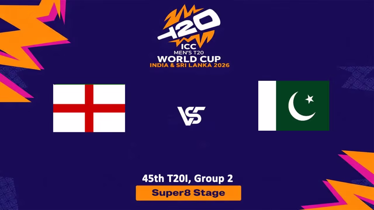 Pakistan vs England (Super 8) T20 World Cup 2026 Live Streaming
