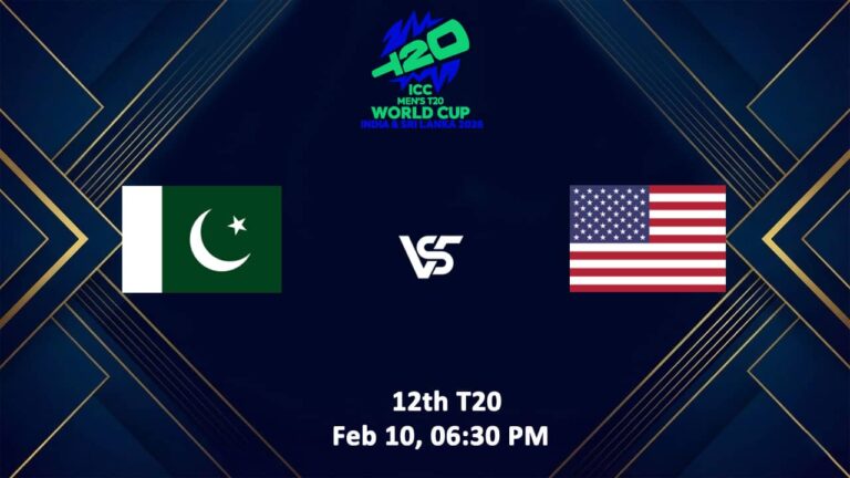 Pakistan vs USA T20 World Cup 2026 Live Streaming