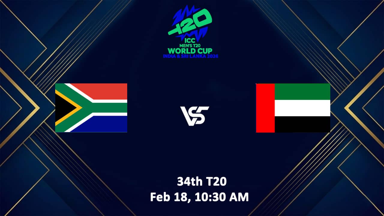UAE vs South Africa T20 World Cup 2026 Live Streaming