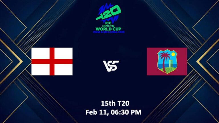 West Indies vs England T20 World Cup 2026 Live Streaming