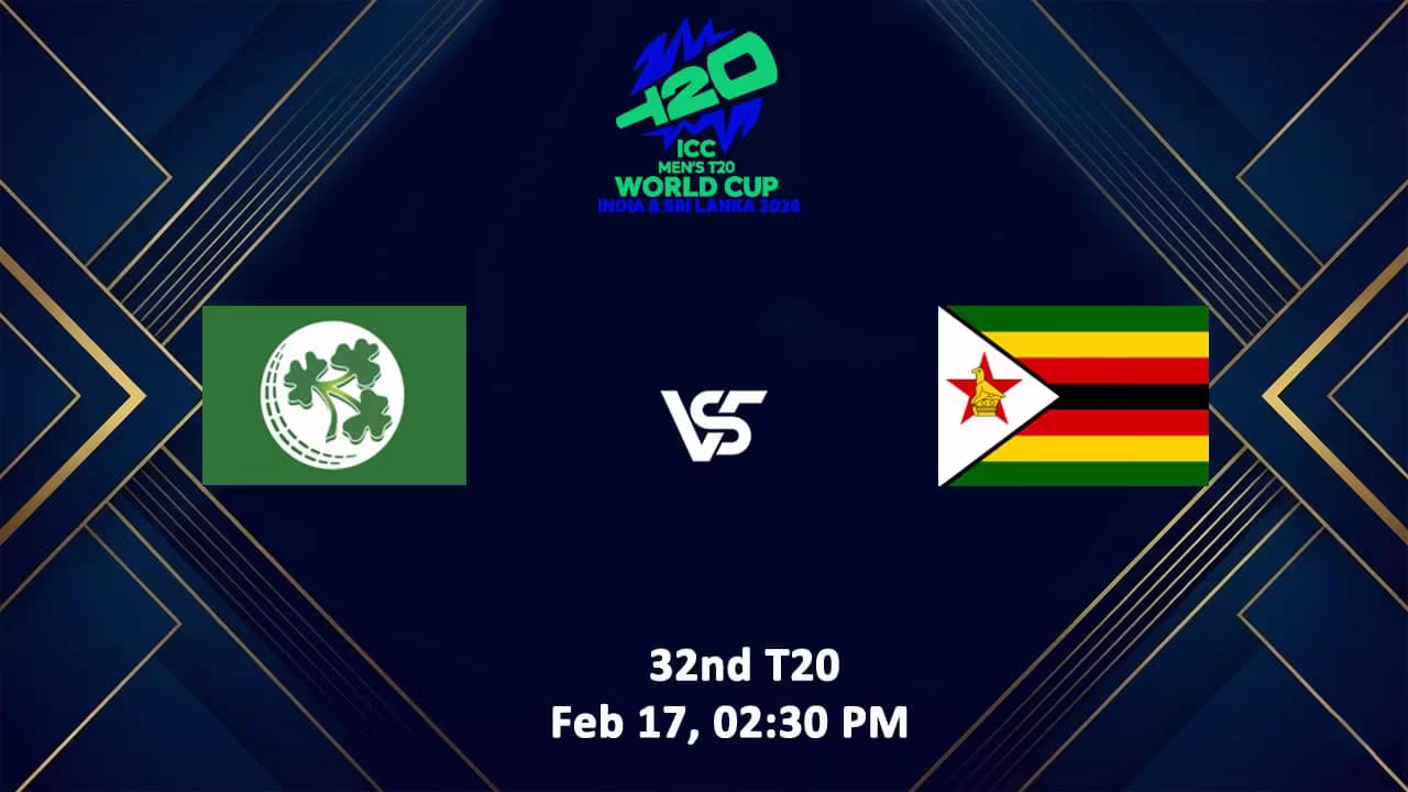Zimbabwe vs Ireland T20 World Cup 2026 Live Streaming
