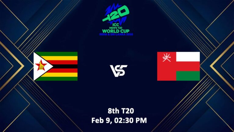 Zimbabwe vs Oman T20 World Cup 2026 Live Streaming